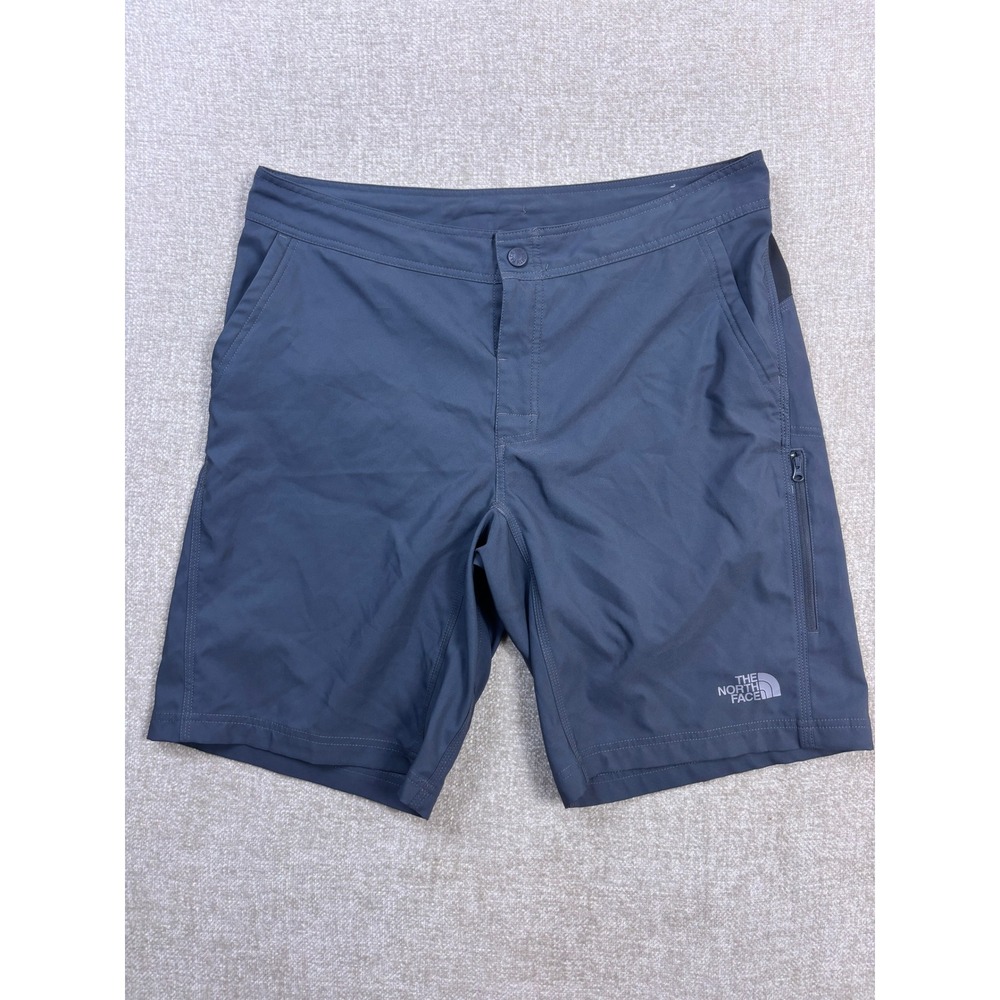 The North Face Mens Class V Board Shorts Gray Hiking Swim Trunks Size 36